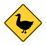 Answer DUCK CROSSING