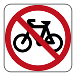 Réponse NO BICYCLES