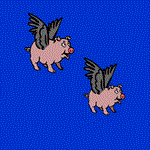 Answer PIGS MIGHT FLY