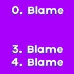 Answer NO ONE TO BLAME