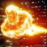 Answer THE HUMAN TORCH