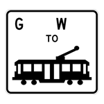Answer GIVE WAY TO TRAMS